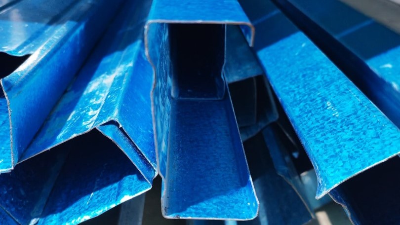 C-channel steel components